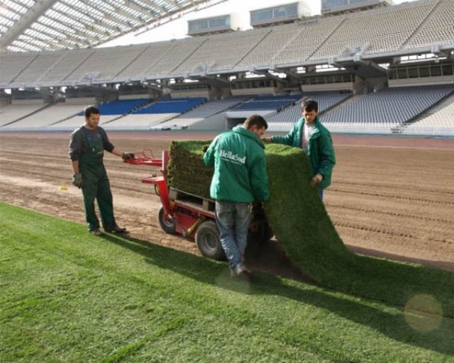 Hellasod with new turf in football pitches in Serbia!