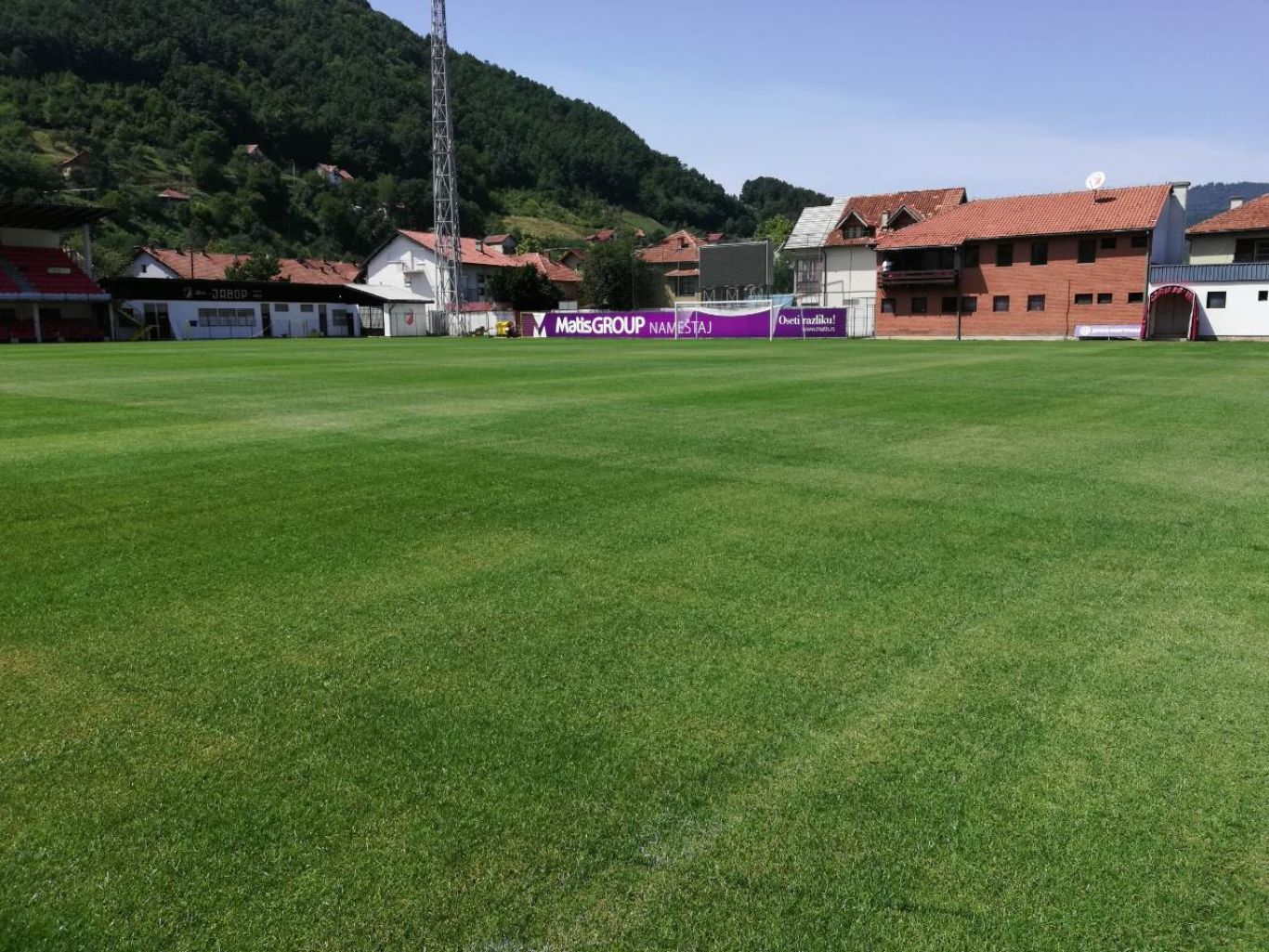 Hellasod with new turf in football pitches in Serbia!